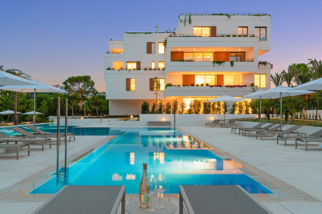 Newly built apartment in luxury development in Santa Ponsa, southwest Majorca