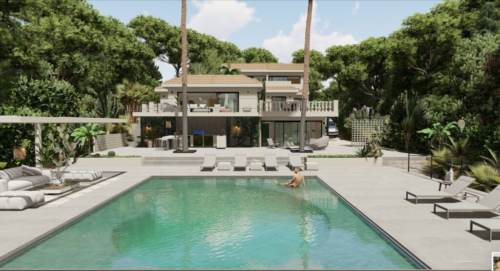 Villa for renovation including project in Costa den Blanes, southwest Mallorca (9)