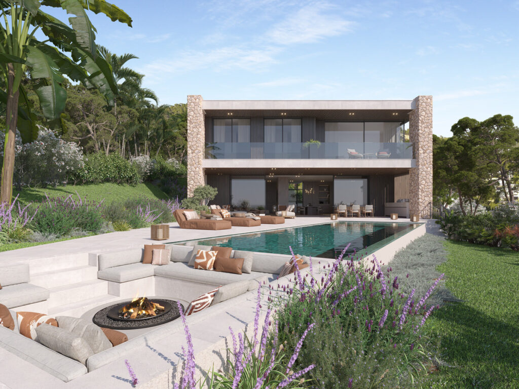 Luxury villa project, sea views, Costa den Blanes, near Portals, Mallorca (1)