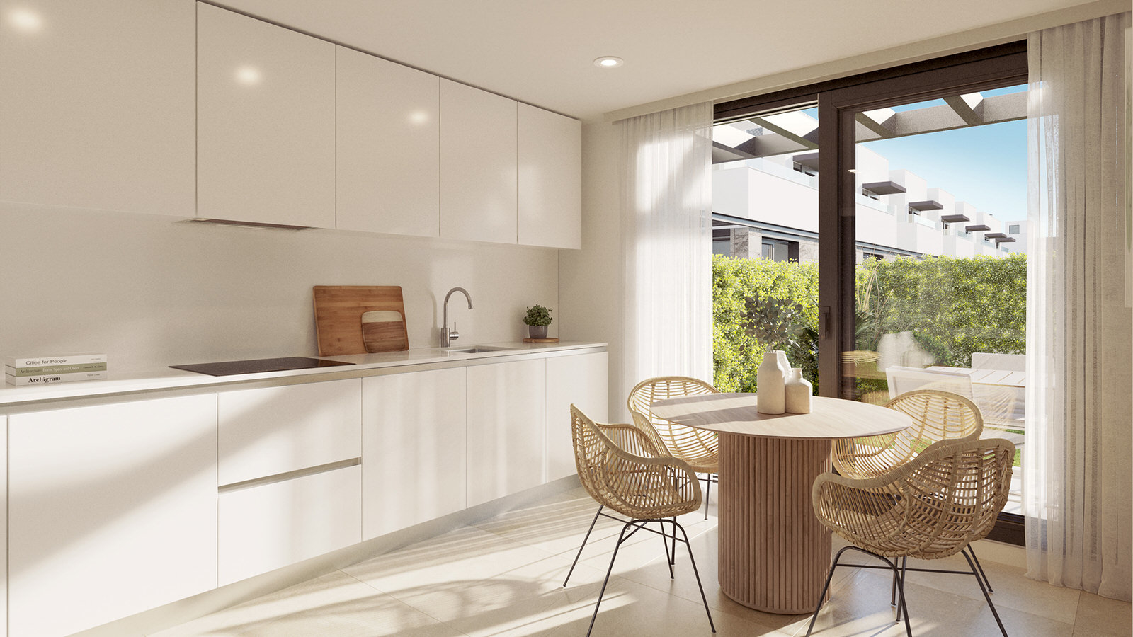 Neubaureihenhäuser mit privatem Pool in Strandnähe an der Playa de Palma, Ref. 7091 (13)