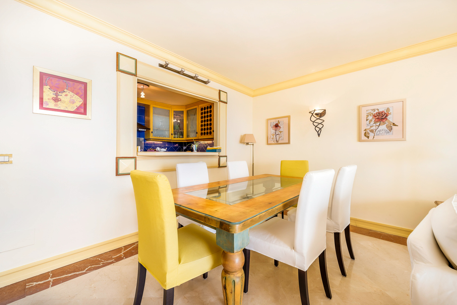 Bright apartment with partial seaview in luxury Puerto Portals, ref. 3410-43