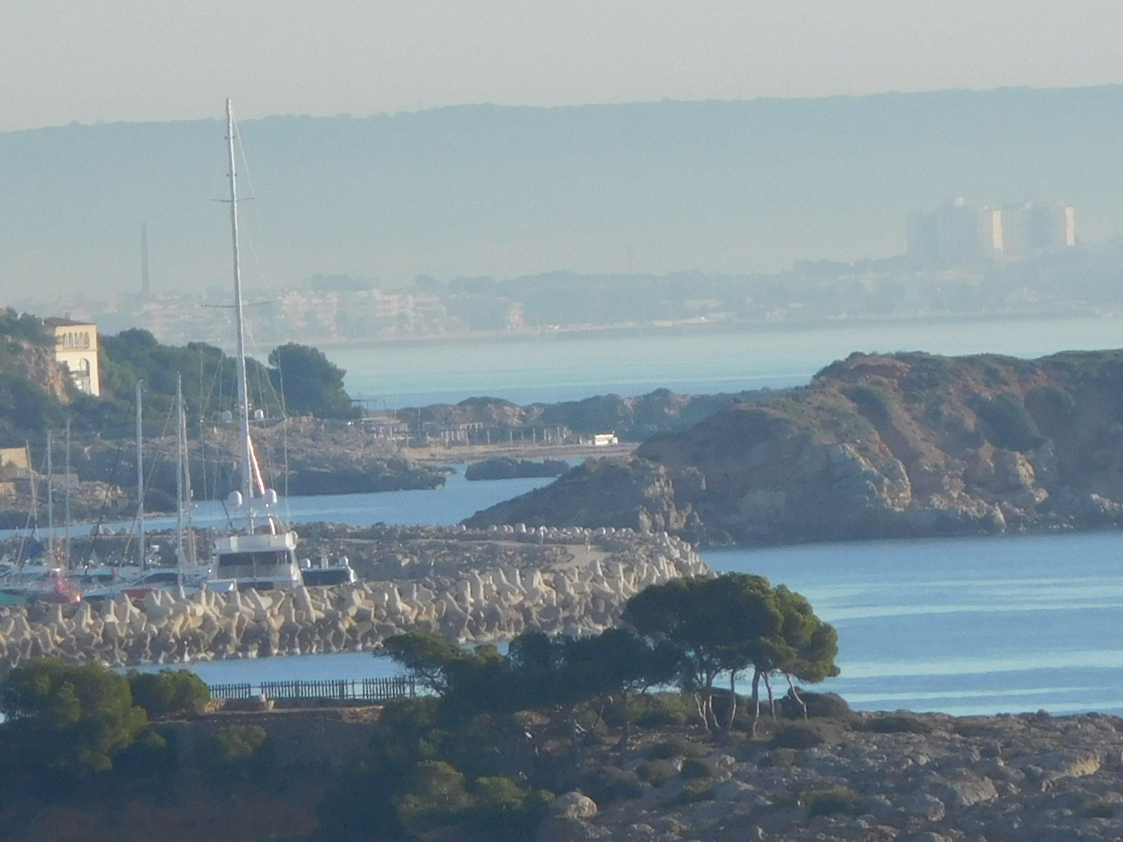 Plot with seaview in Palmanova