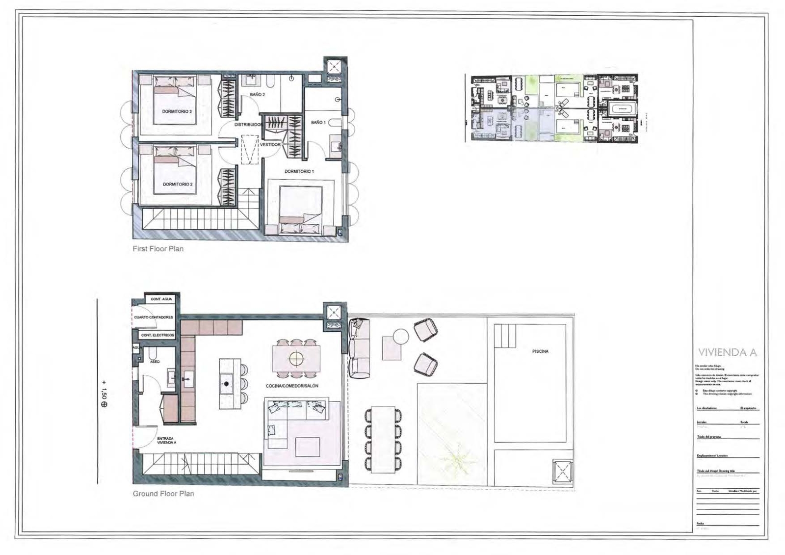 Floor Plan Townhouse 1