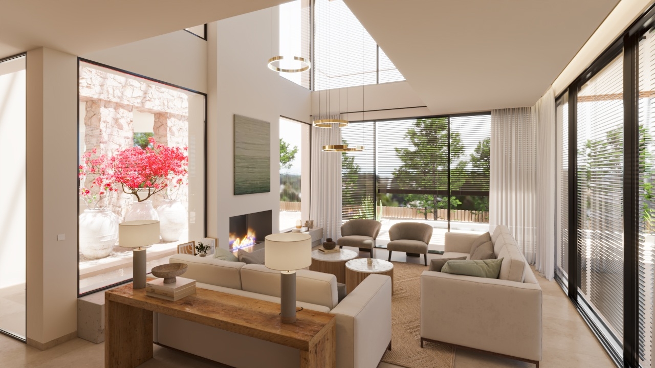 Exceptional and light-flooded luxury villa with sea views in a quiet location in Nova Santa Ponsa (7)