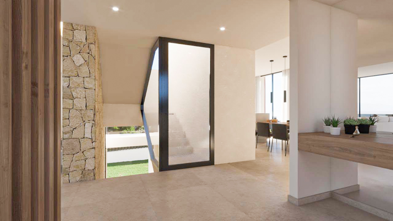 Modern, light-flooded luxury villa with sea views and pool in a quiet location in Nova Santa Ponsa (13)