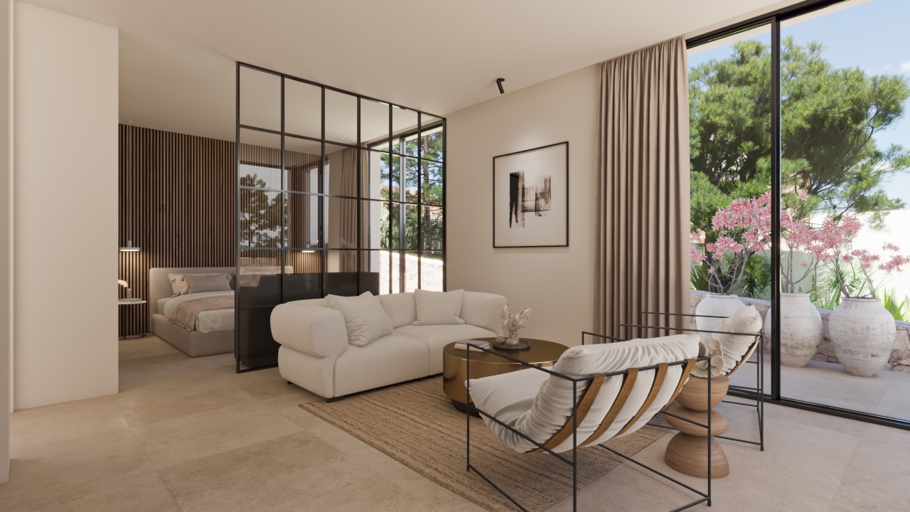 Exceptional and light-flooded luxury villa with sea views in a quiet location in Nova Santa Ponsa (8)