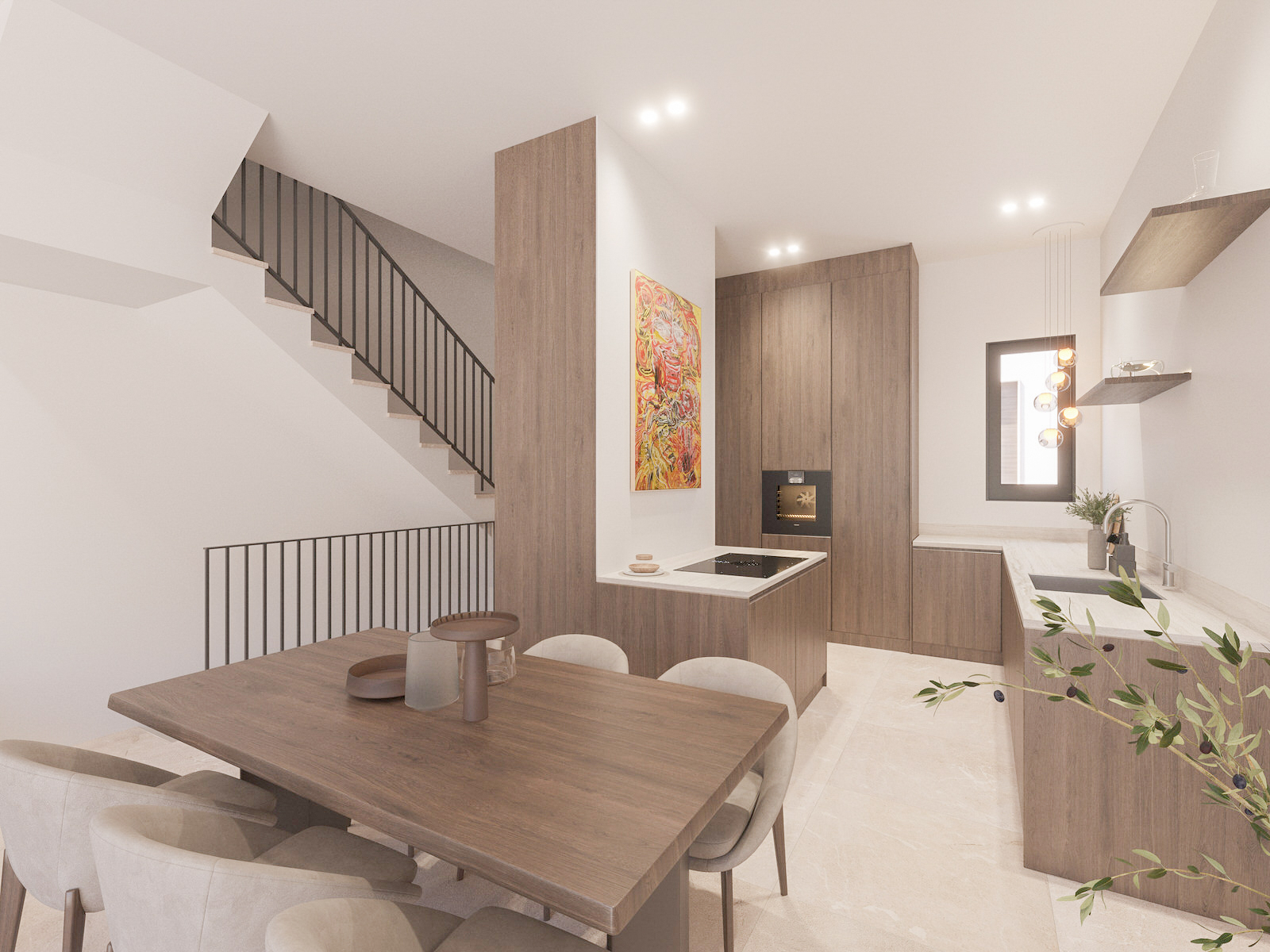 Modern townhouses with private pools in central Palma de Mallorca (4)