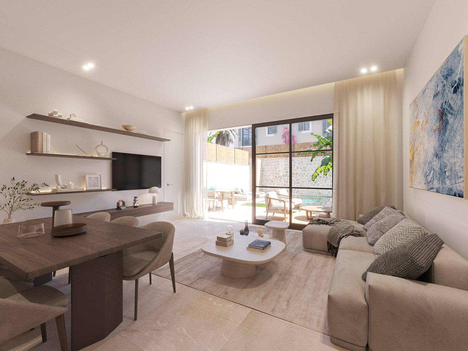 Modern townhouses with private pools in central Palma de Mallorca (3)