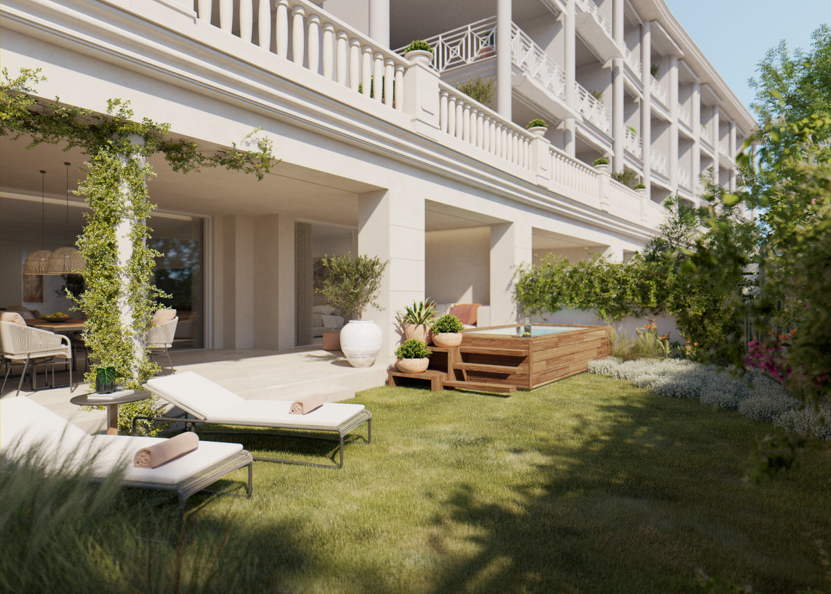 Refurbished garden flat with mini pool and parking in walking distance to the beach of Ciudad Jardin (1)