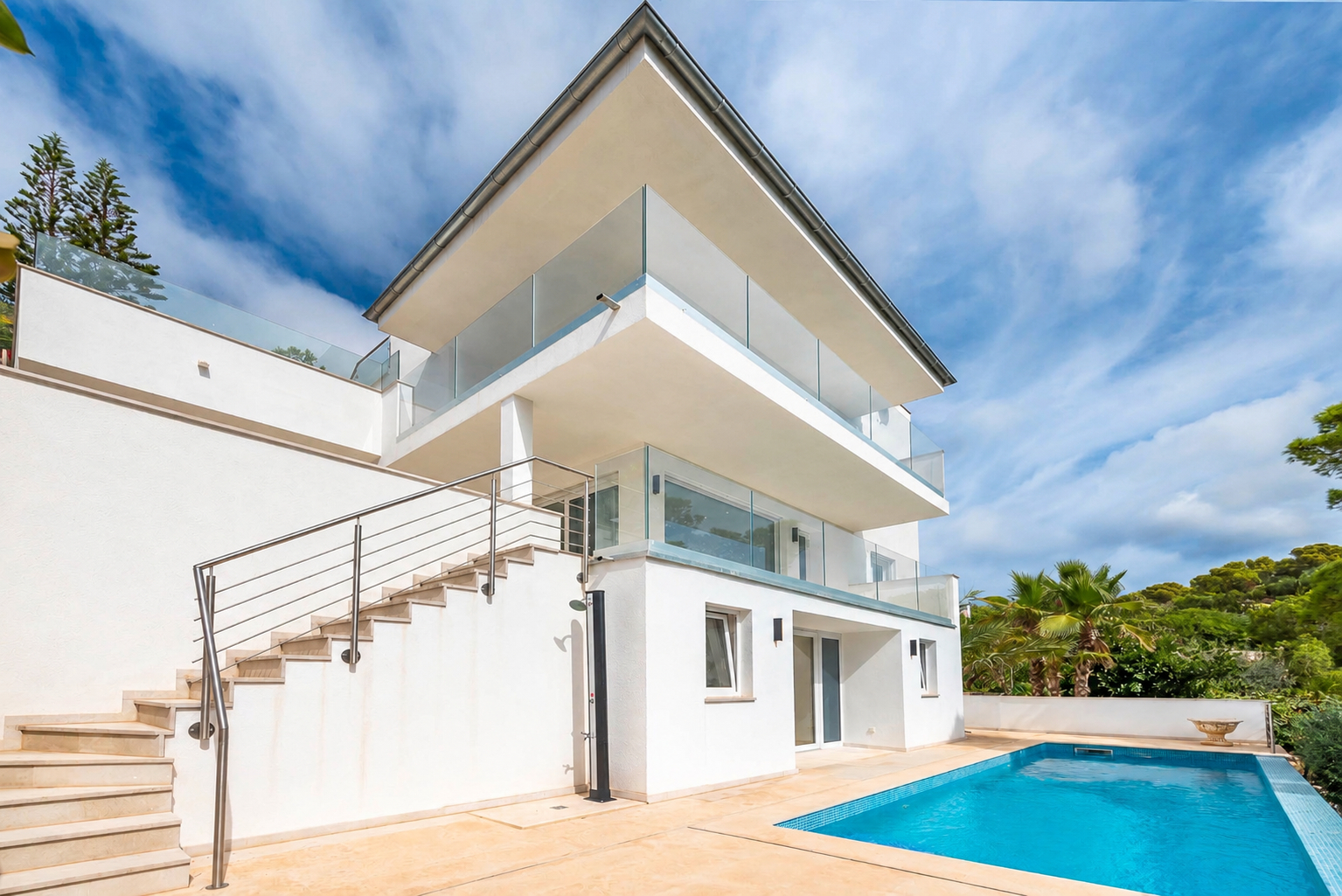 Modern seaview villa in Costa den Blanes, Portals, southwest Mallorca